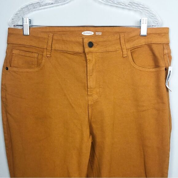 OLD NAVY | NEW Orange Rockstar Super Skinny Jeans Women’s Size 16 - Picture 2 of 10